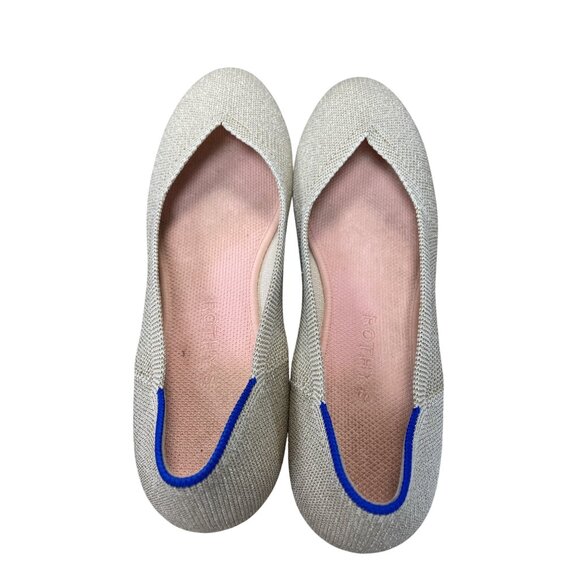 Rothys Womens Beige Eco Friendly Knit Ballet Flats shoes Sz 9 SKU 9483 - Picture 11 of 16